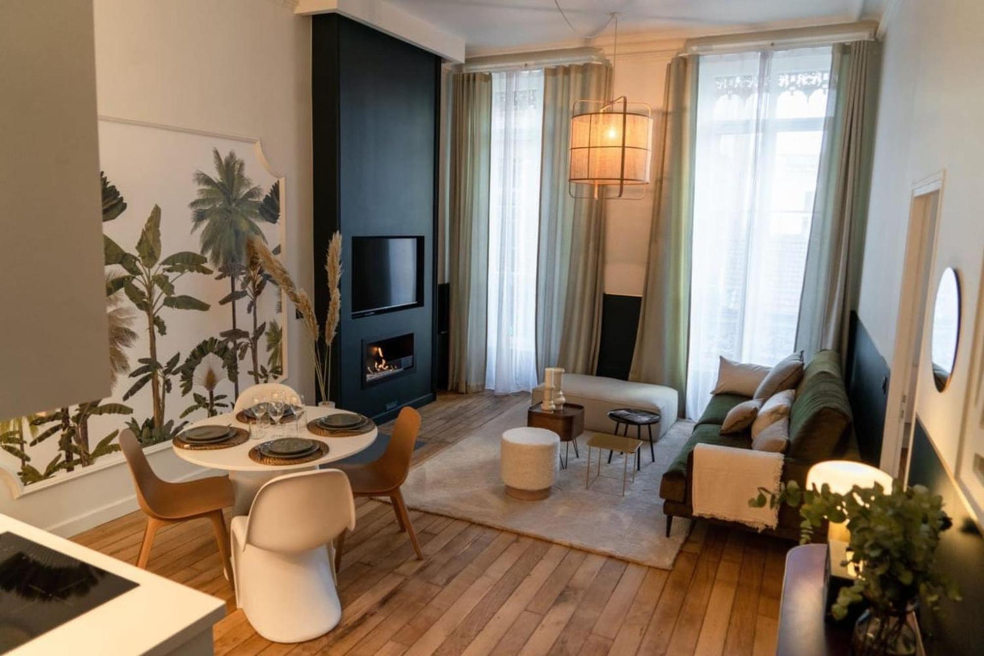 Beige Hospitalite - Coco - Hypercentre-2Chambres-Parking-Zen Saint-Etienne  Eksteriør billede