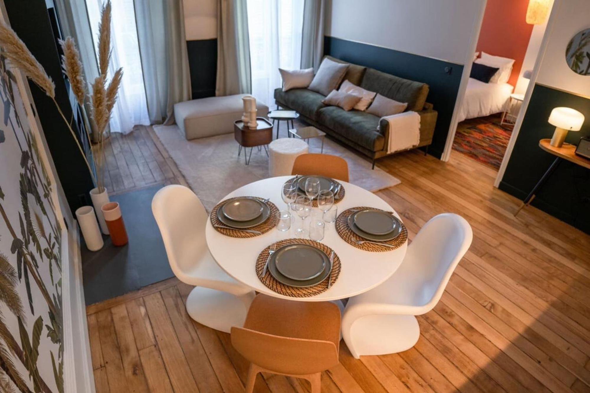 Beige Hospitalite - Coco - Hypercentre-2Chambres-Parking-Zen Saint-Etienne  Eksteriør billede